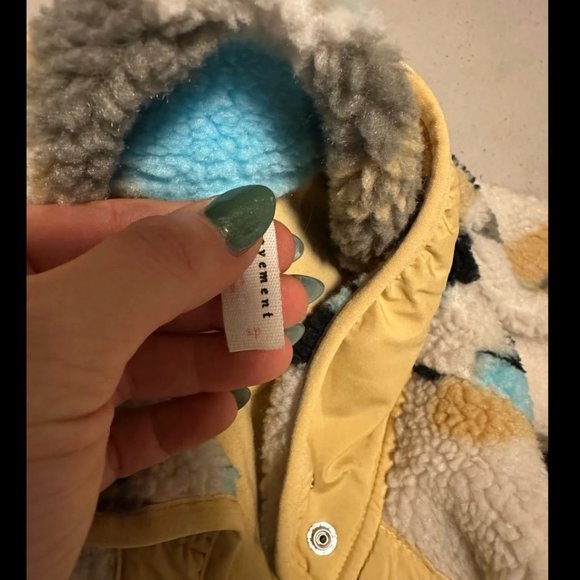 Hit The Slopes Printed Fleece Jacket Small - Picture 5 of 5